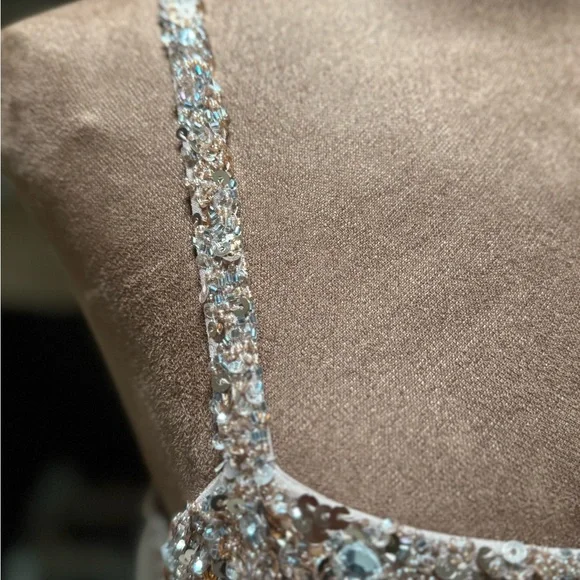 Beautiful Aiden Mattox Tiered Fringe Flapper Dress - Picture 4 of 6